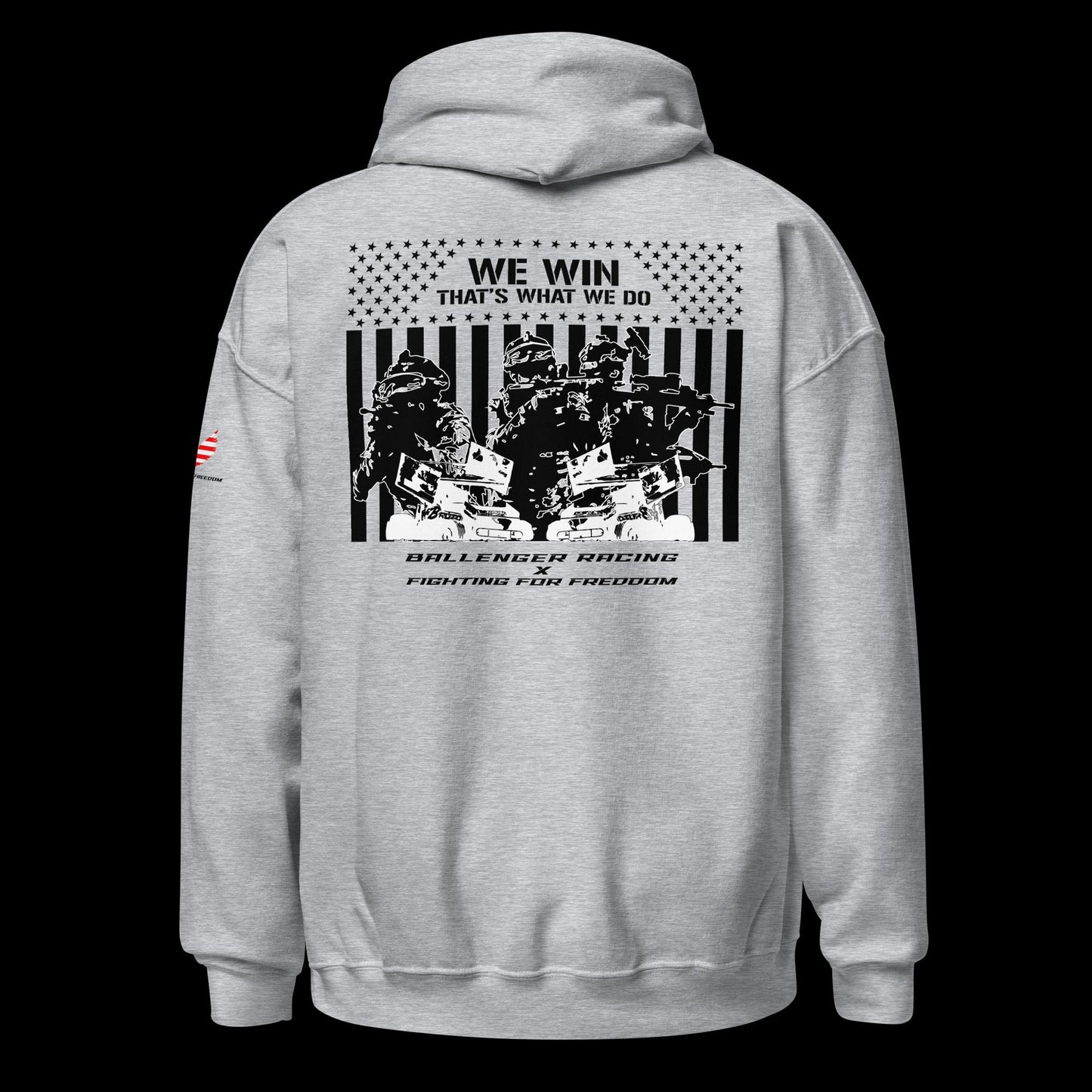 FFF x Ballenger Racing BW Hoodie