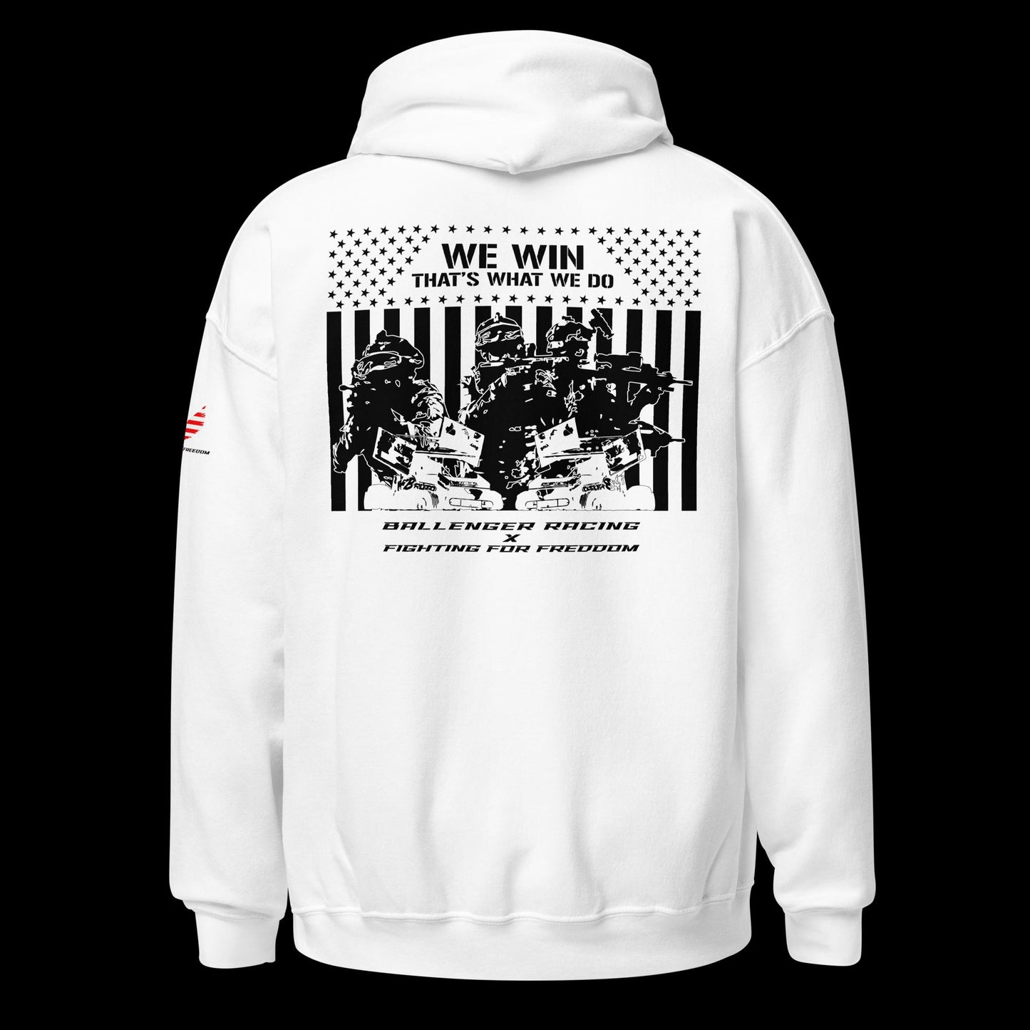 FFF x Ballenger Racing BW Hoodie